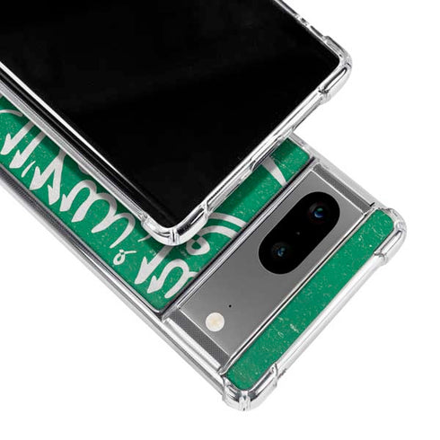 Saudi Arabia Flag Distressed Google Pixel 8 Clear Case